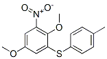 CAS#: 55034-13-4, 1,4-Dimethoxy-6-Nitro-2-(p-Tolylthio)Benzene