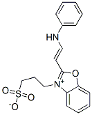 CAS 登录号：55036-57-2， 2-(2-苯胺基乙烯基)-3-(3-磺酸丙基)苯并恶唑鎓
