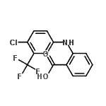 CAS 登录号：55098-69-6， 2-{[4-氯-3-(三氟甲基)苯基]氨基}苯甲酸