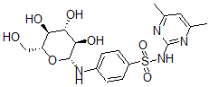 CAS 登录号：55101-26-3， N(4)-吡喃葡萄糖基磺胺二甲嘧啶