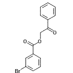CAS 登录号：55153-27-0， 2-氧代-2-苯基乙基3-溴苯甲酸酯