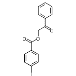 CAS 登录号：55153-29-2， 2-氧代-2-苯基乙基4-碘苯甲酸酯