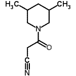 CAS#: 551910-72-6, 3-(3,5-Dimethyl-1-Piperidinyl)-3-Oxopropanenitrile