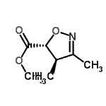 CAS#: 551943-36-3, Methyl (4R,5R)-3,4-Dimethyl-4,5-Dihydro-1,2-Oxazole-5-Carboxylate