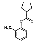 CAS 登录号：55229-43-1， 2-甲基苯基环戊烷羧酸酯