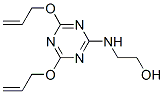 CAS 登录号：55250-85-6， 2-[[4,6-二(烯丙氧基)-1,3,5-三嗪-2-基]氨基]乙醇