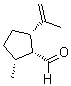 CAS 登录号：55253-28-6， (1R,2R,5S)-2-甲基-5-(1-甲基乙烯基)-环戊烷甲醛