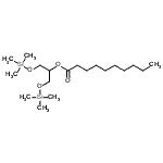 CAS#: 55268-48-9, 2,2,8,8-Tetramethyl-3,7-Dioxa-2,8-Disilanonan-5-Yl Decanoate