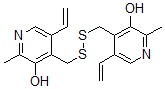 CAS 登录号：55273-63-7， 4,4'-[二硫代二(亚甲基)]二[5-乙烯基-2-甲基-3-吡啶醇