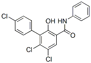 CAS 登录号：55299-09-7， 4',5,6-三氯-2-羟基-N-苯基-(1,1'-联苯)-3-甲酰胺