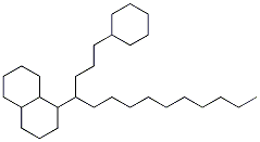 CAS 登录号：55319-78-3， 1-[1-(3-环己基丙基)十一烷基]十氢萘