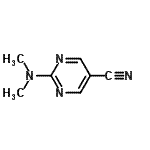 CAS 登录号：55338-76-6， 2-(二甲基氨基)-5-嘧啶甲腈