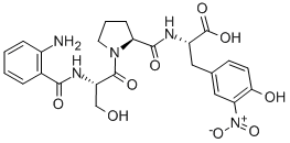 CAS 登录号：553644-01-2， 邻氨基苯甲酰基-丝氨酰-脯氨酰-3-硝基酪氨酸