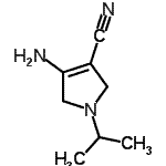 CAS 登录号：55372-66-2， 4-氨基-1-异丙基-2,5-二氢-1H-吡咯-3-甲腈