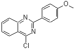 CAS 登录号：55391-00-9， 4-氯-2-(4-甲氧基苯基)喹唑啉
