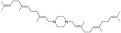 CAS 登录号：55436-60-7， 1,4-二(3,7,11-三甲基-2,6,10-十二碳三烯基)哌嗪
