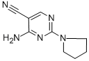 CAS 登录号：55441-53-7， 4-氨基-2-(1-吡咯烷基)-5-嘧啶甲腈