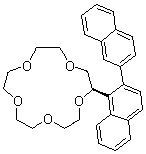 CAS 登录号：55442-01-8， (S)-2,2'-联萘基-17-冠醚-5