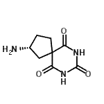 CAS 登录号：554451-15-9， (2R)-2-氨基-7,9-二氮杂螺[4.5]癸烷-6,8,10-三酮