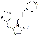 CAS 登录号：55469-56-2， 3-(3-吗啉基丙基)-2-(苯基亚胺)-4-噻唑烷酮
