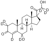 CAS#: 55487-63-3, 21-Hydroxy-Pregn-4-Ene-3,20-Dione-2,2,4,6,6,17,21,21-D8