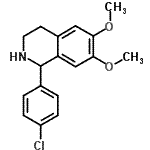 CAS 登录号：55507-15-8， 1-(4-氯苯基)-6,7-二甲氧基-1,2,3,4-四氢异喹啉