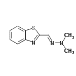 CAS 登录号：55513-32-1， 2-[(E)-(二甲基亚肼基)甲基]-1,3-苯并噻唑
