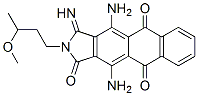 CAS#: 55524-89-5, 4,11-Diamino-2,3-Dihydro-3-Imino-2-(3-Methoxybutyl)-1H-Naphth[2,3-f]Isoindole-1,5,10-Trione
