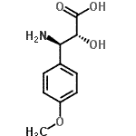 CAS 登录号：55610-83-8， (2R,3R)-3-氨基-2-羟基-3-(4-甲氧基苯基)丙酸