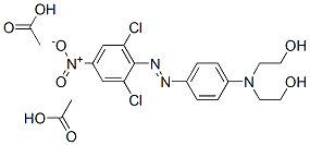 CAS#: 55619-17-5, 2,2'-[[4-[(2,6-Dichloro-4-Nitrophenyl)Azo]Phenyl]Imino]Bisethanol Diacetate