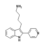 CAS#: 556777-73-2, 4-[2-(4-Pyridinyl)-1H-Indol-3-Yl]-1-Butanamine