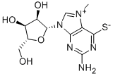 CAS 登录号:55727-10-1, 7-甲基-6-硫代鸟苷