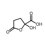 CAS 登录号：55833-37-9， 2-羟基-5-氧代四氢-2-呋喃羧酸