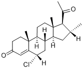 CAS#: 5591-27-5, (6S,9S,14S,16R,17S)-17-Acetyl-6-Chloro-10,13,16-Trimethyl-1,2,6,7,8,9,11,12,14,15,16,17-Dodecahydrocyclopenta[a]Phenanthren-3-One