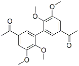 CAS 登录号：55919-72-7， 1-[3-(5-乙酰基-2,3-二甲氧基-苯基)-4,5-二甲氧基-苯基]乙酮