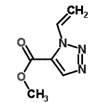 CAS 登录号：55988-93-7， 甲基1-乙烯基-1H-1,2,3-三唑-5-羧酸酯