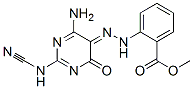 CAS#: 55994-71-3, Methyl 2-[(2Z)-2-[4-Amino-2-(Cyanoamino)-6-Oxo-Pyrimidin-5-Ylidene]Hydrazinyl]Benzoate
