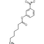 CAS 登录号：56052-18-7， 3-硝基苯基庚酸酯