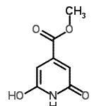 CAS 登录号：56055-56-2， 甲基6-羟基-2-氧代-1,2-二氢-4-吡啶羧酸酯