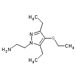 CAS#: 561034-28-4, 2-[3,5-Diethyl-4-(Ethylsulfanyl)-1H-Pyrazol-1-Yl]Ethanamine