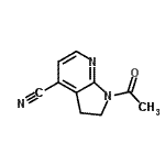 CAS#: 561298-00-8, 1-Acetyl-2,3-Dihydro-1H-Pyrrolo[2,3-b]Pyridine-4-Carbonitrile