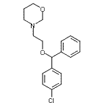CAS#: 5617-26-5, 3-{2-[(4-Chlorophenyl)(Phenyl)Methoxy]Ethyl}-1,3-Oxazinane
