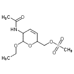 CAS 登录号:56248-05-6, 乙基2-乙酰氨基-2,3,4-三脱氧-6-O-(甲基磺酰基)己-3-烯基吡喃糖苷