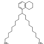 CAS 登录号：56282-45-2， 5-(11-二十一烷基)-1,2,3,4-四氢萘
