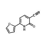 CAS 登录号：56304-75-7， 6-(2-呋喃基)-2-氧代-1,2-二氢-3-吡啶甲腈