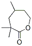 CAS 登录号：56305-13-6， 3,3,5-三甲基氧杂环庚烷-2-酮