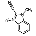 CAS 登录号：56313-93-0， 1-甲基-1H-苯并咪唑-2-甲腈3-氧化物