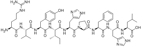 CAS 登录号：56317-01-2， (去-天冬氨酰1)-血管紧张素 I
