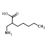 CAS#: 56439-53-3, 2-(Aminomethyl)Heptanoic Acid