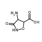 CAS#: 56457-51-3, 4-Amino-3-Oxo-1,2-Oxazolidine-5-Carboxylic Acid